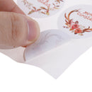 120pcs Christmas Wreath Sealing Stickers Labels DIY Gifts Candy Bags Stickers ME