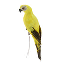 2pcs Creative Handcraft Artificial Parrot Birds Garden Sculpture Home Art