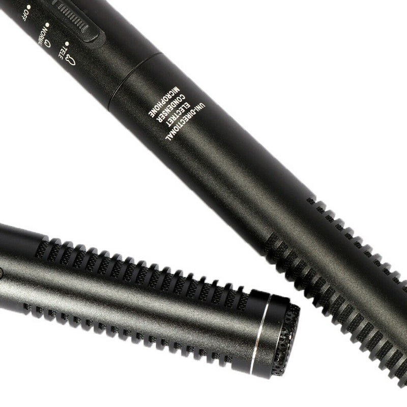Wired Condenser Microphone with Mic Foam Cover and Cable for Camera Video