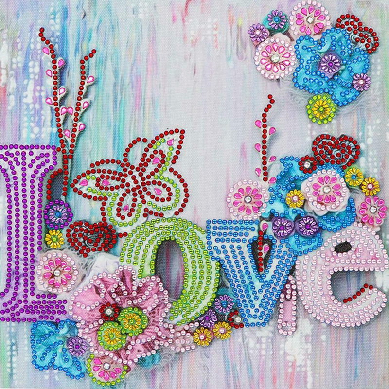 5D DIY Special Shaped Diamond Painting Love Cross Stitch Mosaic Kits Decor