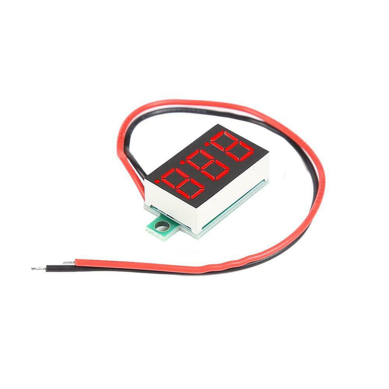 0.36 inch DC4-40V Digital Voltmeter Display Volt Meter Gauge Tester (Red)