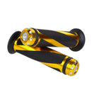 3  Motorcycle Bike Handlebar Hand Grip Ccmfort Rubber GEL CNC Aluminum