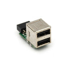 9Pin Motherboard to Double Layer 2 Port USB2.0 A Female Internal Header Ada Hn