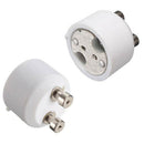 Light Bulb GU10 to MR16 Adapter Halogen Anti-burning White Ceramic Lamp White