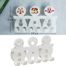 Smile Face Toothbrush Holder 5 Suction Cups Wall Tooth Tool Holders Sticky W0H2