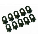 10X Black Plastic Greenhouse Hanging Hooks Hanger Clips Plant Garden Accessories
