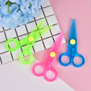 Quality Safety scissors Paper cutting Plastic scissor Children's handmade t ES