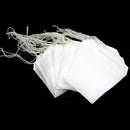 New 50Pcs Empty Teabags String Heat Seal Filter Paper Herb Loose Tea Bag Wh