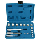 17pcs A Set Aluminium Wheel Bearing Race Seal Drivers Bush Removal Tool Kit