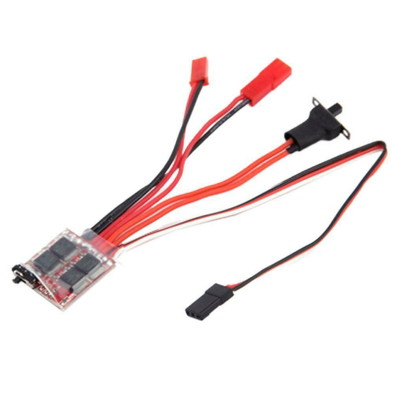20A Dual Way Brush Motor Speed Controller ESC for RC Car Boat Models 3-9.4V