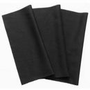 3x microfiber cleaning cloth 20x19cm, black cleaning cloths, touchscreen, s P8F7