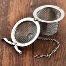 Reusable Stainless Steel Tea Filter Home Herbal Ball Tea Spice Strainer A