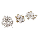 20 Set Marine Canvas Stainless Steel Snap Fasteners Sockets Screw Kits 15mm