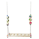 2x Chicken Ladder Swing Wooden Perch Funny for Chicken Large Birds Canary Macaws