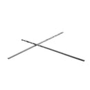 20 Pcs 0.5mm Diameter Straight Shank Metal Spiral Twist Drill Bit