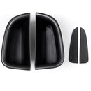 Black Front and Rear Door Handle Storage Box Container Holder Tray for Volv S2X6