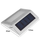 3LED Solar Powered Waterproof Outdoor Garden Corridor Stair Light Wall Lamp