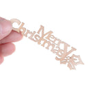 10Pcs DIY Wooden Letters Merry Christmas Crafts Embellishment Home Xmas Decor SE