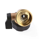 Brass Garden Hose Shut Off Heavy Duty Valve Connector Splitter Flow Control