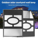 2LED Solar Fence Wall Lamp Waterproof IP65 Motion Sensor Garden Decor Light