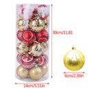 24pcs Christmas Tree Baubles Balls Decor Ornament Xmas Wedding Party Decorati Hn