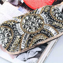 Women Beaded Evening Bags Wedding Cocktail Party Prom Bridal Clutch Handbag g