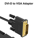 DVI D 24+1 25 Pin Male to VGA Female Adapter 1080P Video Active Cable ConveS Hn