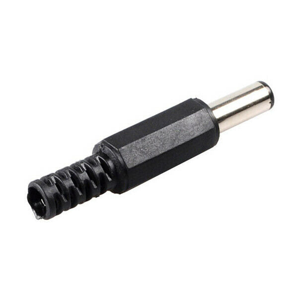 50 Pcs 5.5x2.1mm Male Solder DC Power Barrel Tip Plug Jack Straight Connect N5W8
