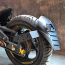 Rear Wheel Fender Splash Guard Cover Tire Hugger with License Plate Bracket