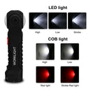 Portable LED Magnetic Work Light Emergency Flashlight Outdoor Camping Lamp