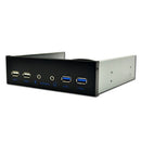 5.25 Inch Desktop Pc Case Internal Front Panel Usb Hub 2 Ports Usb 3.0 And