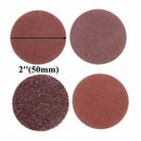 40 PCS 2 inch /50 mm 24/60/120/240 Grit Roll Lock Sanding P1P4 Roloc Disc G J3P9