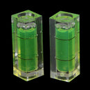 2Pcs rectangular cube spirit level bubble measuring level ruler detector tool LJ