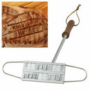 DIY BBQ Branding Iron with 55 Changeable Letters Barbecue Tool AccessoriesS Hn