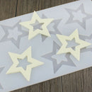 DIY Star Shape Silicone Mold Cake Baking Tools chocolate fondant mold decorat FT