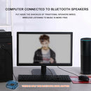 2 In 1 Plug And Play Audio Adapter 3.5mm Aux HD ABS Wireless Bluetooth For TV PC