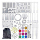 1* 147Pcs/Set Crystal Glue Mould Kit For DIY Handmake R9X6