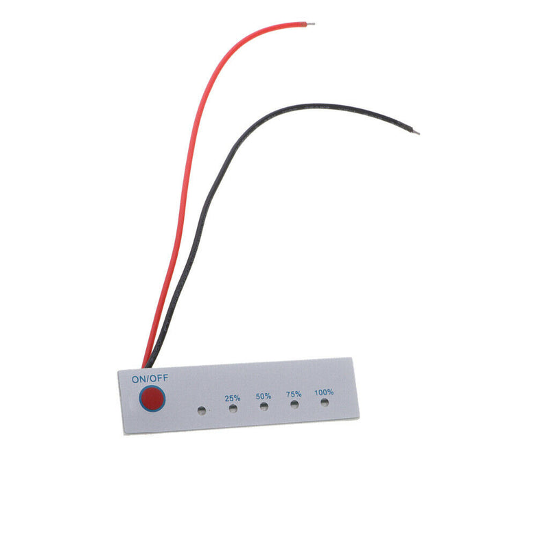 12V Lithium Battery Capacity Tester Power Indicator Gauge Meter 5L 3 String