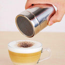 Stainless Steel Chocolate Shaker Icing Sugar Powder Flour Sifter Coffee Coc P7O3