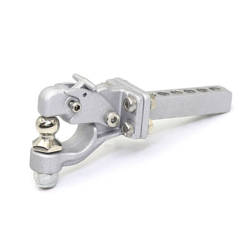 RC Climbing Car Rear Trailer Hook Adjustable Metal Tractor Hook Receiver