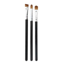 3pcs Portable Fashion Cosmetic Brushes Eyebrow Blending Brush Makeup Tool A