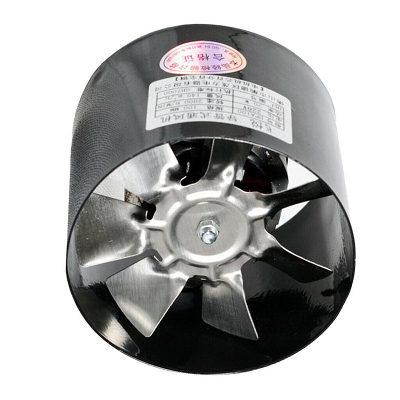 4" Inline Duct Booster Fan Exhaust Blower Home Grow Tent Rooms Indoor Grow