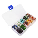 Ten kinds stone Natural Quartz Crystal Mini / Rock Chips Energy / Whole FT