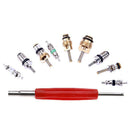 135 Pcs Auto Air Conditioning A/C Valve Core R134 Remover Assortment Kit Fo G7D2