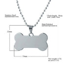 Custom Personalized Engraved Tag Aluminum Dog Tag Cat Tag Name ID Phone Tags f