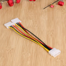 10pcs 4Pin Power Converter Adapter Splitter Cable Extension Wire