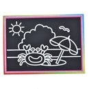Art Coloring Card Paper Scraping Graffiti Painting Drawing Book for ChildrenJBTE