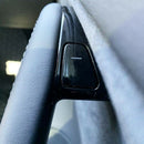 Side Door Lock Pin Switch Button Frame Black Piano Pattern Cover Trim for T