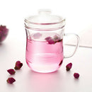Transparent Clear Glass Milk Mug Coffee Tea Cup Teapot Kettle With Tea Infu