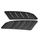 2Pcs Front Hood Vent Fit for Ford Mustang 2015-2017 Panel Trim Universal Ca